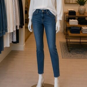 FRAME Women Skinny Jeans Dark Wash Stretch Denim Size 25